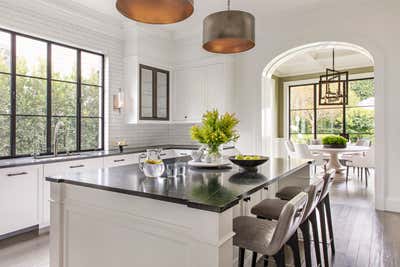  Transitional Family Home Kitchen. Holmby Hills Residence by KES Studio.
