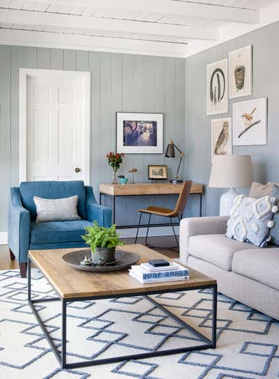  Cottage Living Room. Pinecrest by Clemons Design Co..