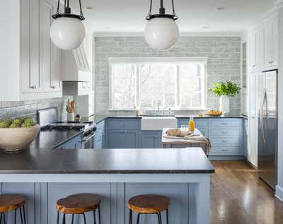  Transitional Family Home Kitchen. Pinecrest by Clemons Design Co..