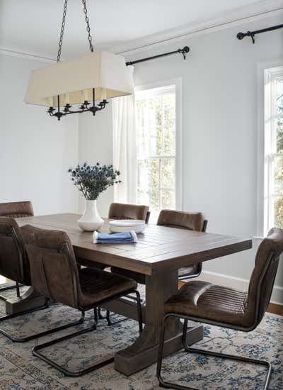  Transitional Family Home Dining Room. Pinecrest by Clemons Design Co..