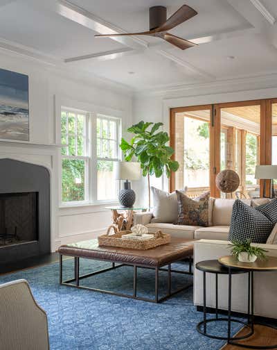  Coastal Family Home Living Room. Mt. Vernon by Clemons Design Co..