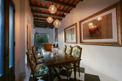  Traditional Family Home Dining Room. Old San Juan Restoration  by Fernando Rodriguez Studio.