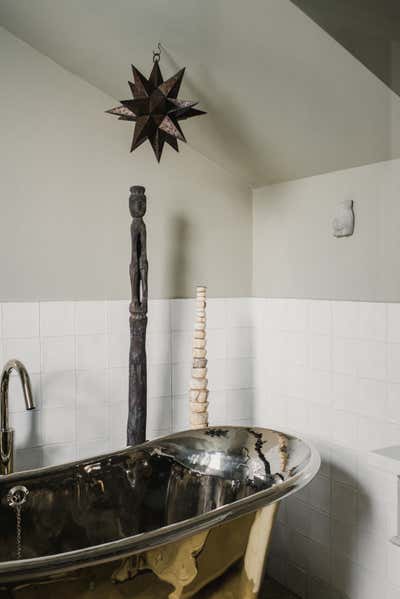  Eclectic Apartment Bathroom. Elgin Crescent by Hollie Bowden.