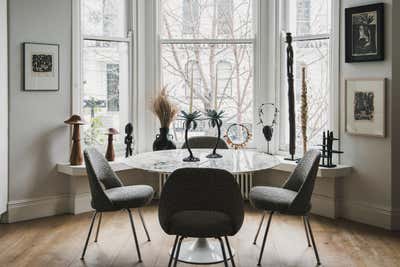  Eclectic Modern Apartment Dining Room. Elgin Crescent by Hollie Bowden.