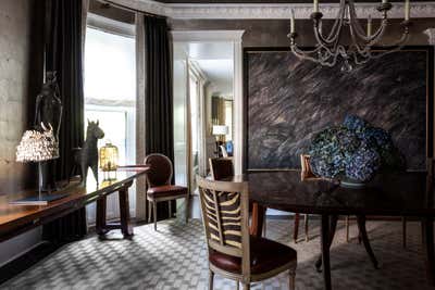  Transitional Family Home Dining Room. Lakeview Greystone by Tom Stringer Design Partners.