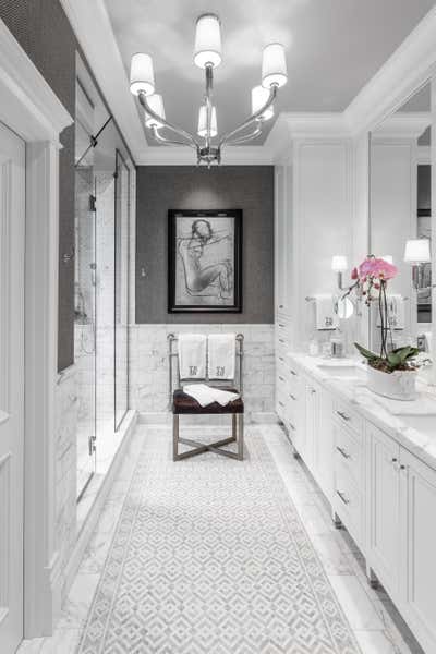  Transitional Family Home Bathroom. Lakeview Greystone by Tom Stringer Design Partners.