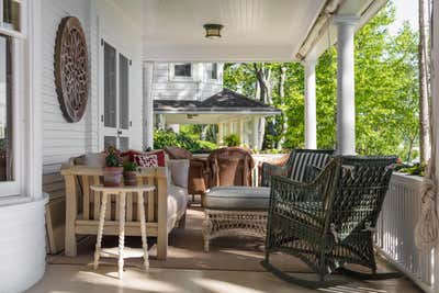  Cottage Vacation Home Patio and Deck. Harbor Springs Contemporary Cottage by Tom Stringer Design Partners.