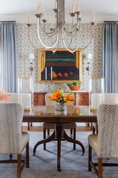  Traditional Family Home Dining Room. North Shore Lakefront Restoration by Tom Stringer Design Partners.