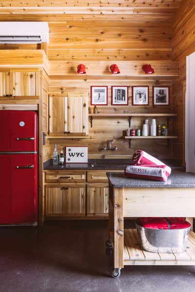 Cottage Open Plan. Multigenerational Lake House by Tom Stringer Design Partners.