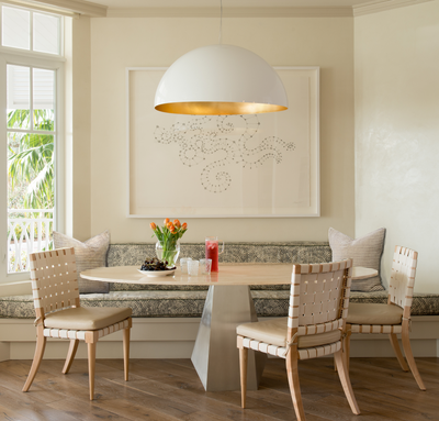 Eclectic Beach House Dining Room. DELRAY BEACH by Huntley & Company.