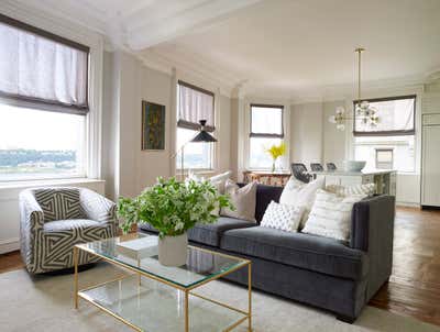  Mid-Century Modern Apartment Living Room. Upper West Side Apartment by Level Eleven Studio.