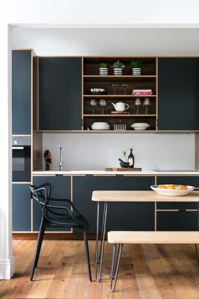  Eclectic Apartment Kitchen. West London Apartment by Shanade McAllister-Fisher Design.
