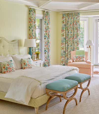  Traditional Beach House Bedroom. Vero Beach Bungalow by Meg Braff Designs.