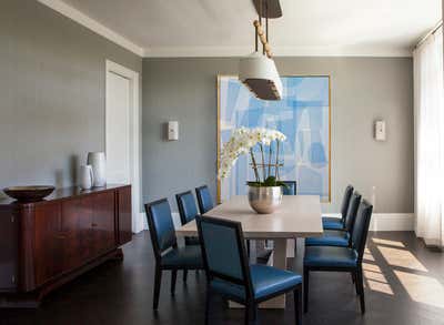  Eclectic Beach House Dining Room. Ocean Road #2 by Stephens Design Group, Inc..