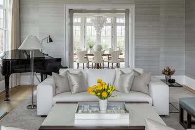  Modern Beach House Living Room. Shore Road by Michael Garvey Interiors.