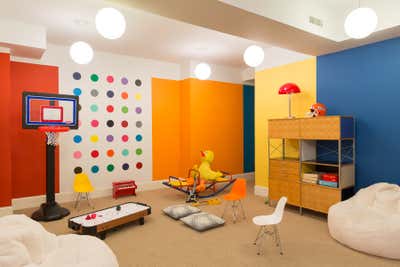  Mid-Century Modern Family Home Children's Room. Willow Road by Michael Garvey Interiors.