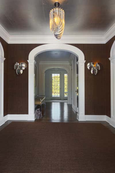  Modern Contemporary Family Home Entry and Hall. Willow Road by Michael Garvey Interiors.
