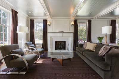  Art Deco Family Home Living Room. Willow Road by Michael Garvey Interiors.