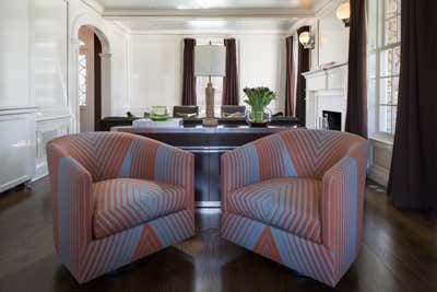 Art Deco Family Home Living Room. Willow Road by Michael Garvey Interiors.