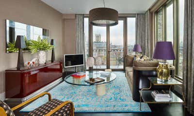  Bohemian Apartment Living Room. Tribal Influences - New York Loft Style Apartment by Studio L London.