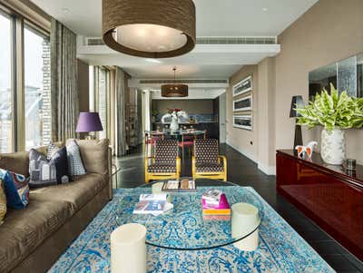  Bohemian Apartment Living Room. Tribal Influences - New York Loft Style Apartment by Studio L London.