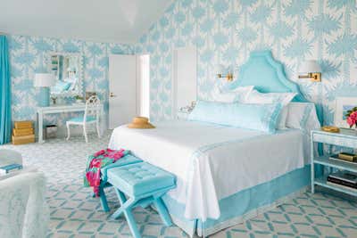  Beach Style Vacation Home Bedroom. Sea Island Beach House by Meg Braff Designs.