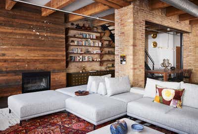  Apartment Living Room. Timber Loft Renovation by Studio 6F.