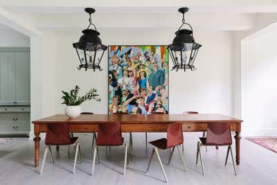 Eclectic Family Home Dining Room. Converted Dairy Barn  by Studio 6F.
