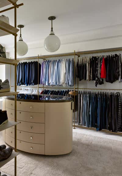  Modern Minimalist Apartment Storage Room and Closet. Fifth Avenue by Stephens Design Group, Inc..