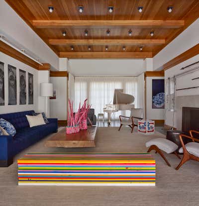  Modern Beach House Living Room. Wainscott Main by Stephens Design Group, Inc..