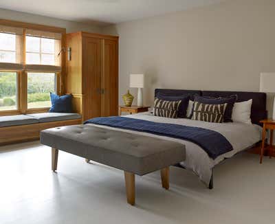  Eclectic Beach House Bedroom. Wainscott Main by Stephens Design Group, Inc..