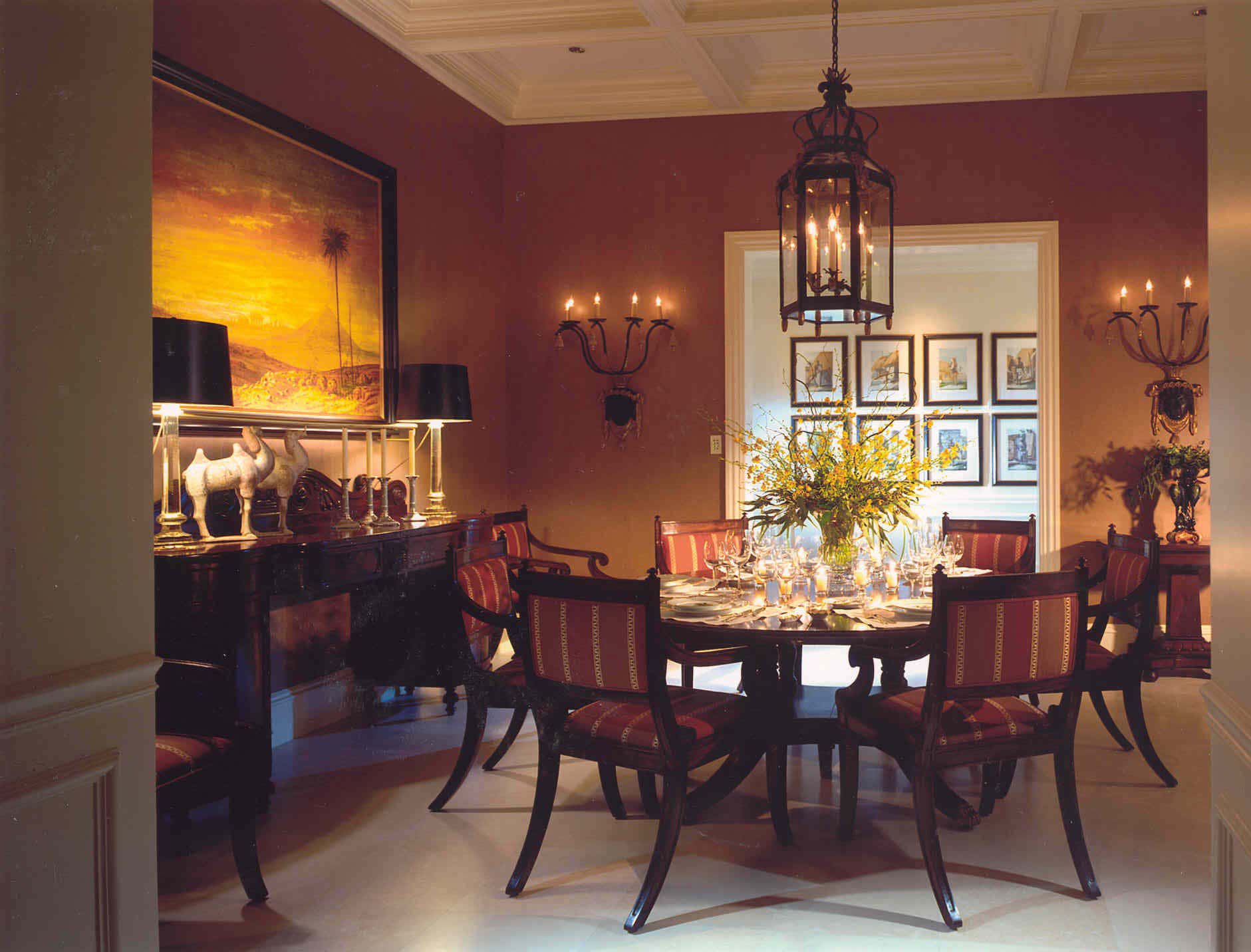 British Colonial Dining Room