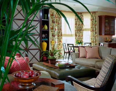  British Colonial Tropical Living Room. Gem Island Bahamian Georgian by Tom Stringer Design Partners.