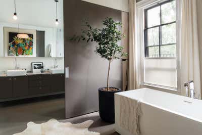  Contemporary Family Home Bathroom. Art Filled Townhouse by Koo de Kir.