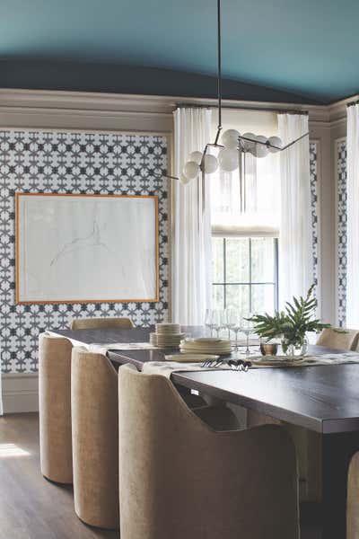  Eclectic Family Home Dining Room. Cambridge Estate by Koo de Kir.