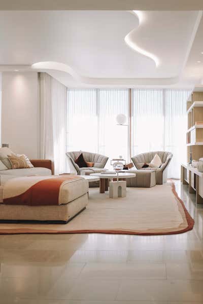 Contemporary Living Room. BH Apartment by Desiree Casoni.