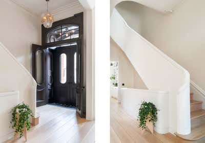  Minimalist Family Home Entry and Hall. Cobble Hill Townhouse by Elizabeth Roberts Architects.