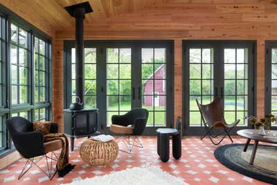  Farmhouse Family Home Living Room. Orient Farmhouse by Elizabeth Roberts Architects.