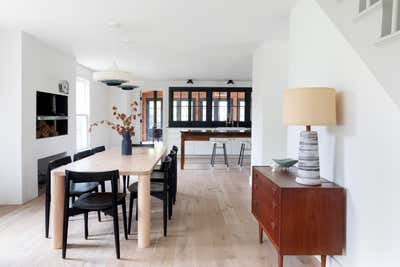 Farmhouse Family Home Dining Room. Orient Farmhouse by Elizabeth Roberts Architects.