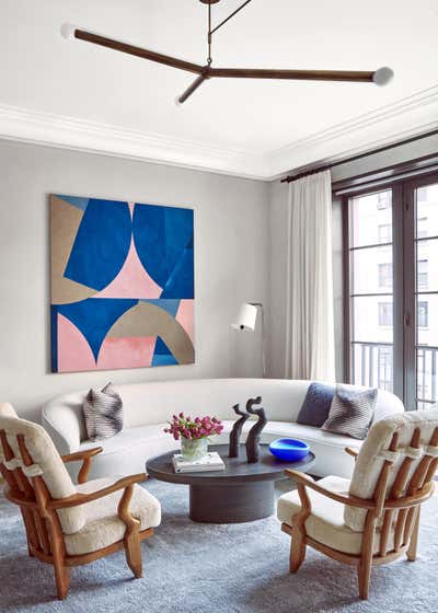  Transitional Apartment Living Room. Upper East Side Apartment by Meyer Davis.