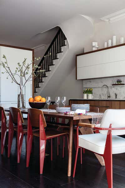  Contemporary Family Home Dining Room. Brooklyn Townhouse by Amy Lau Design.