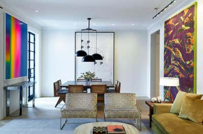  Eclectic Apartment Dining Room. Tribeca Flat by Meyer Davis.