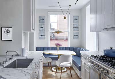  Eclectic Apartment Kitchen. Tribeca Flat by Meyer Davis.