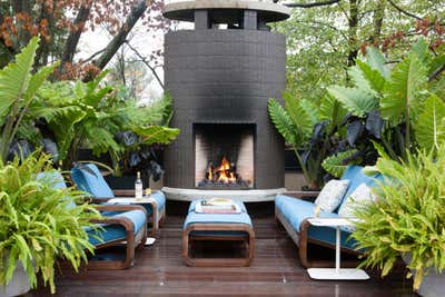  Mid-Century Modern Modern Country House Patio and Deck. Lakefront Modern by Meyer Davis.