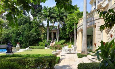  French Family Home Patio and Deck. Singapore by David Desmond, Inc..