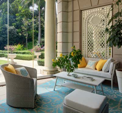  French Family Home Patio and Deck. Singapore by David Desmond, Inc..