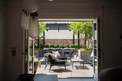 Contemporary Apartment Patio and Deck. Apartment for Anne Hathaway by Gramercy Design.