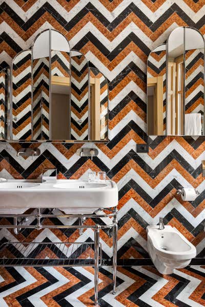  Modern Hotel Bathroom. Hotel Calimala by Alex Meitlis Design Ltd.