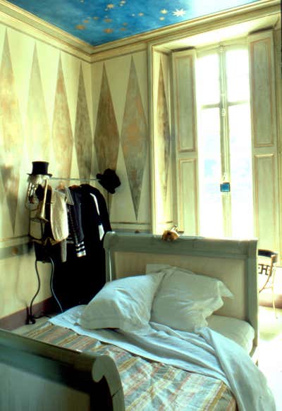  French Apartment Bedroom. Normandy Chateau by Alacarter Limited.