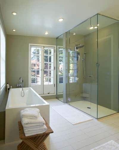  Contemporary Family Home Bathroom. Forest Hills Residence by Robert Kaner Interior Design.